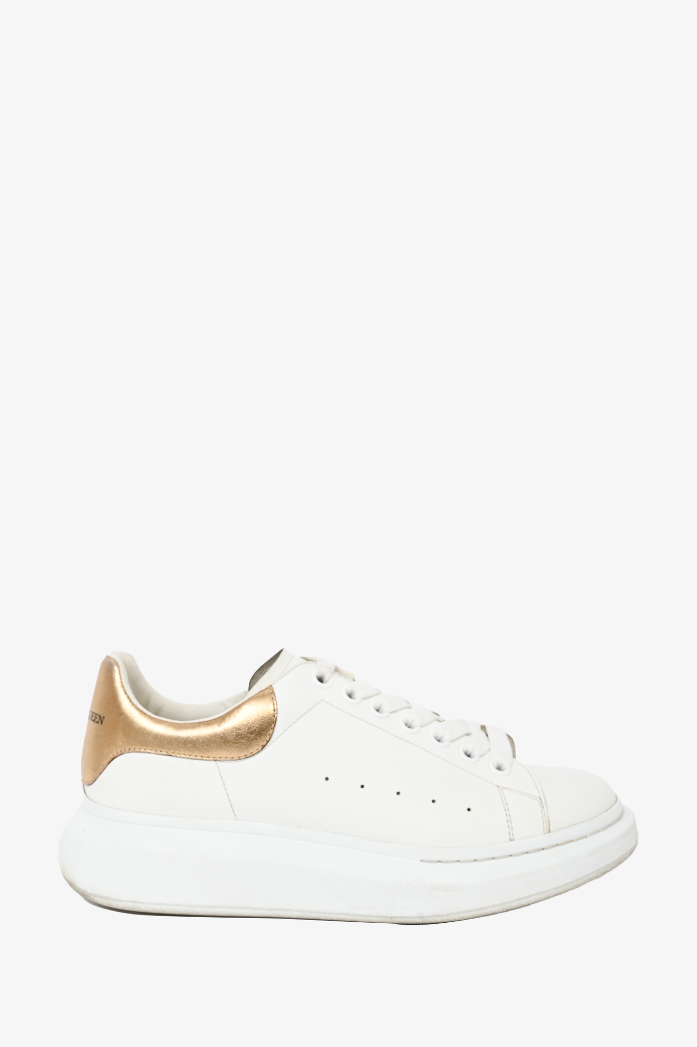 Buy Alexander McQueen Sneakers - White Rose Gold 171 At 33% Off |  Editorialist